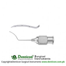 Buratto Lasik Cannula With 3 Ports - Slightly Flattened Stainless Steel, Gauge 25